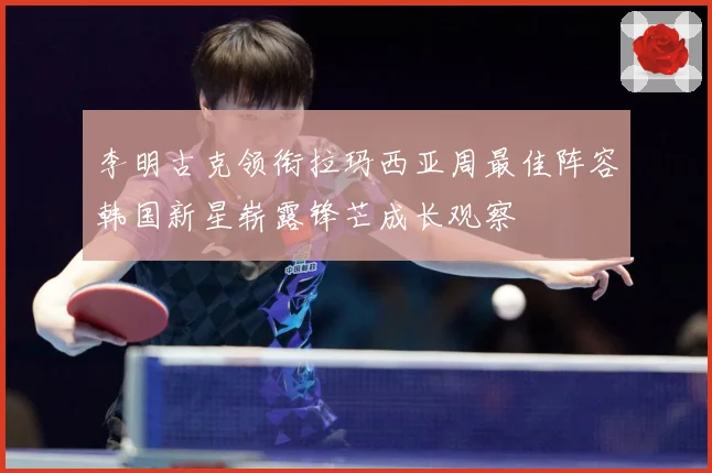 李明古克领衔拉玛西亚周最佳阵容韩国新星崭露锋芒成长观察